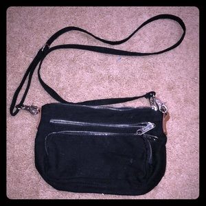 VS Pink fabric cross body